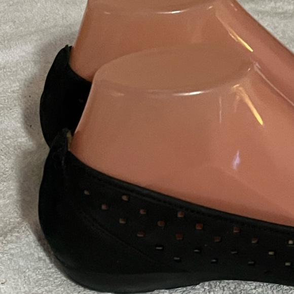 Gabor Hovercraft Black Suede Flats Shoes Sz 7 - Picture 4 of 12